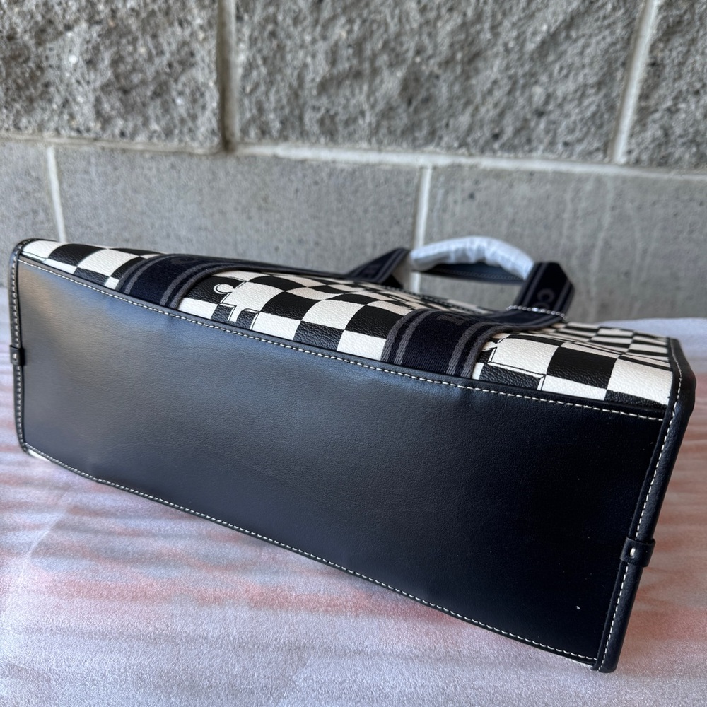 NWT coach Smith Tote With Checkerboard Print CR101 - Picture 11 of 12